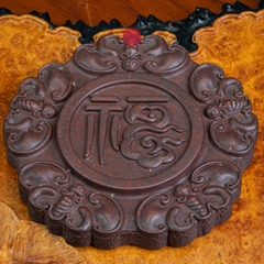 ĐẾ LÓT ẤM TRÀ TỬ SA NGŨ PHÚC LÂM MÔN