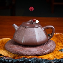 ĐẾ LÓT ẤM TRÀ TỬ SA ĐẮP LONG ẨN