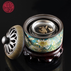 LƯ XÔNG ĐIỆN TRẦM HƯƠNG LÕI INOX SIÊU DẪN NHIỆT
