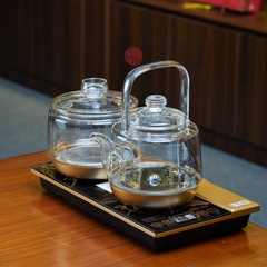 BỘ BẾP ĐIỆN NẤU NƯỚC THỦY TINH H19
