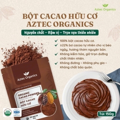 Bột Cacao Aztec Organic 150gr ( Gói )