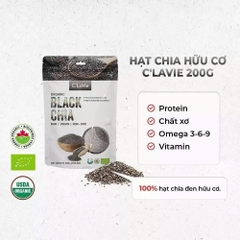 Hạt Chia Hữu Cơ C'LaVie 200gr ( Gói )