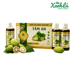 Cốt Nhàu Tâm An Hộp 4 Chai 250ml