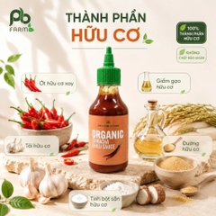 Tương ớt Sriracha hữu cơ PB Farm 230gr ( chai)