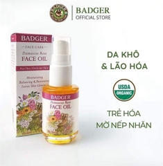 DẦU DƯỠNG DA HƯƠNG HOA HỒNG HỮU CƠ BADGER