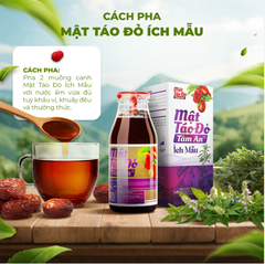 Mật Táo Đỏ Ích Mẫu Tâm An 250ml ( Lọ)