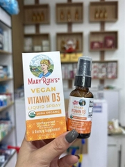 VITAMIN D3 mary Ruth cho bé dạng xịt