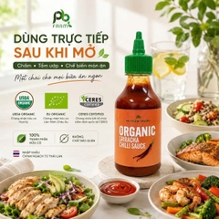 Tương ớt Sriracha hữu cơ PB Farm 230gr ( chai)