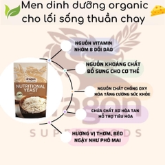 Men Dinh Dưỡng hữu cơ 100gr Dragon Superfoods (Gói)