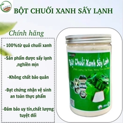 Bột Chuối Xanh Sấy Lạnh 500gr