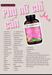 Vitamin cho phụ nữ từ thực phẩm toàn phần Dr Mercola Whole Food Multivitamin for Women