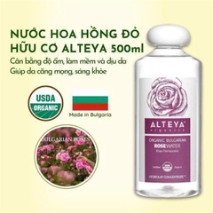 Nước hoa Hồng đỏ hữu cơ Alteya 500ml