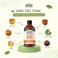 Giấm Táo Mật Ong Tonic 500ml (Barner Natural Úc) Giấm táo Kháng sinh tự nhiên