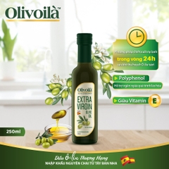Dầu Oliu Olivoila Extra Virgin 250ml ( Chai)