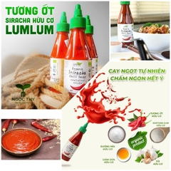Tương ớt Sriracha hữu cơ Lum lum 250gr