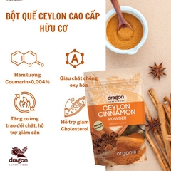 Bột Quế Ceylon hữu cơ Dargon Super 150gr