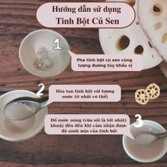Tinh củ sen Hồng 500gr