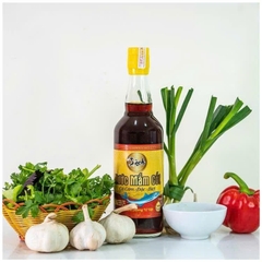 Nước Mắm Cá Cơm Đặc Biệt Sành 525ml