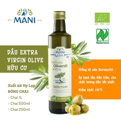 DẦU MANI EXTRA VIRGIN OLIU HỮU CƠ MANI 250ML