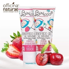 KEM ĐÁNH RĂNG VỊ CHERRY TRẺ EM HỮU CƠ BIRICCO