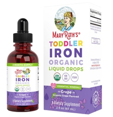 Sắt hữu cơ Maryruth cho trẻ từ 1 tuổi chai 60ml