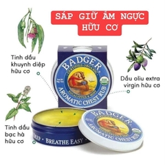 SÁP GIỮ ẤM NGỰC HỮU CƠ Badger 56gr