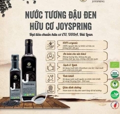 Nước tương đậu đen hữu cơ JoySpring 210 ml ( Chai)