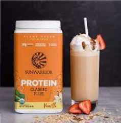 Bột Protein thực vật hữu cơ CLassic Plus Sunwarrior vị vani 750gr(hộp)