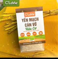 Yến Mạch cán vỡ hữu cơ C Lavie 450gr ( Túi)