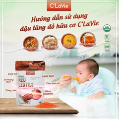 Đậu Lăng Đỏ Hữu Cơ C'Lavie 200gr ( Gói)
