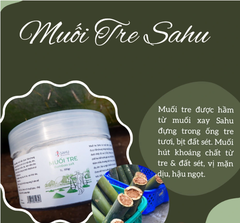 Muối tre SAHU 300gr ( Hộp)