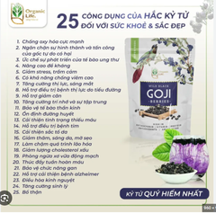 Hắc Kỉ Tử Hoang Dã Organic Life 200gr ( Gói)