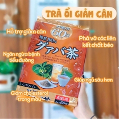 Trà ổi hỗ trợ giảm cân Orihiro 60 gói ( Túi )