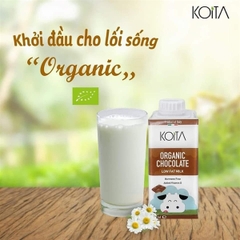 Sữa bò hữu cơ vị Socola Koita 200ml