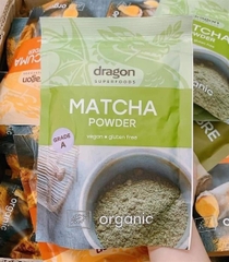 Bột Matcha hạng A Hữu cơ Dargon SF 100gr