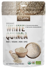 Hạt Diêm Mạch Quinoa Trắng Hữu Cơ C'LaVie 200g ( Gói)