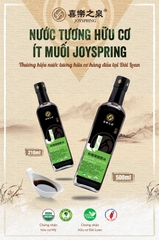 Nước tương hữu cơ ít muối Joyspring 210ml