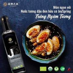 Nước tương đậu đen hữu cơ JoySpring 500ml ( Chai)