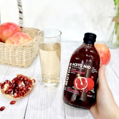 Giấm Lựu hữu cơ có giấm cái Aceto Mio 500ml ( Chai )