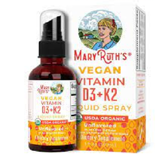 Vitamin D3 K2 hữu cơ MaryRuth 30ml (hộp) = 240 xịt