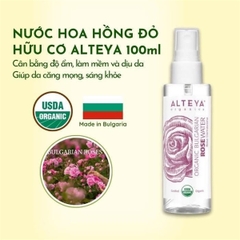 Nước Hoa Hồng Đỏ Hữu Cơ Alteya (100ml)