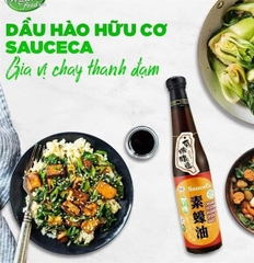 DẦU HÀO NẤM CHAY HỮU CƠ SAUCECO 420mL HÀNG ĐÀI LOAN