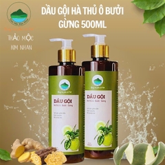 Dầu Gội Hà Thủ Ô - Bưởi - Gừng 500ml ( Lọ)