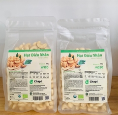 Hạt Điều Hữu cơ nguyên 400gr ( Túi )