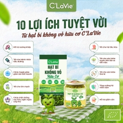 Hạt Bí Hữu Cơ Đã Tách Vỏ C'Lavie 200gr ( Túi)