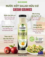 Nước xốt salad hữu cơ Caesar Ozganics 250ml ( Chai)