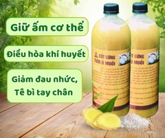 Cốt Gừng Ủ Muối 1 Lít ( Chai )