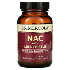 Viên uống thải độc, chống oxy hóa NAC + kế sữa Dr Mercola Lọ 60v ( Lọ)
