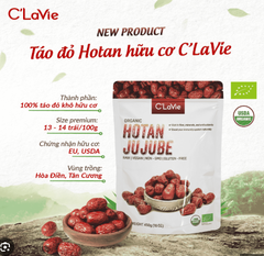 Táo ĐỎ HOTAN hữu cơ CLavie 450gr ( Túi )