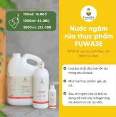 Nước ngâm rửa Thực Phẩm Fuwa3e 3,8 Lít